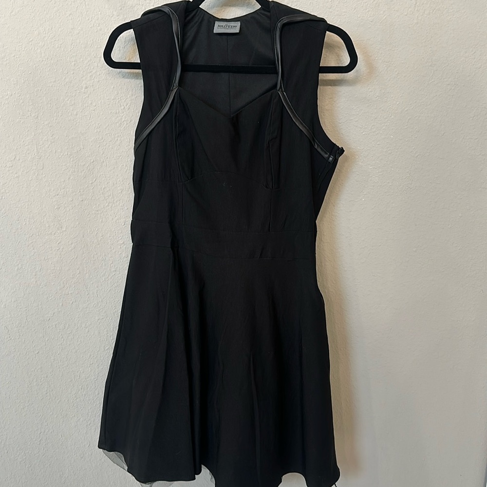 Maleficent inspired black skater dress